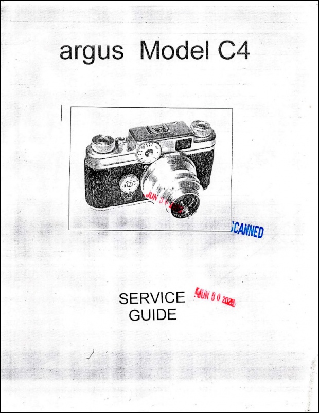 Argus C4 Service Manual