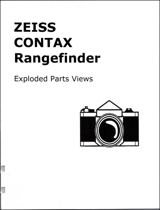 Contax Rangefinder Parts Diagrams