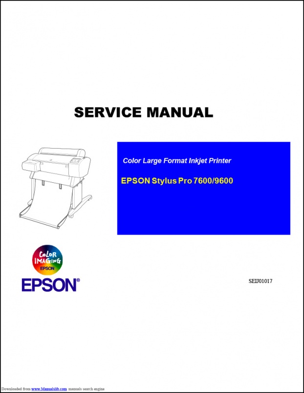 Epson Stylus Pro 10000 Service Manual