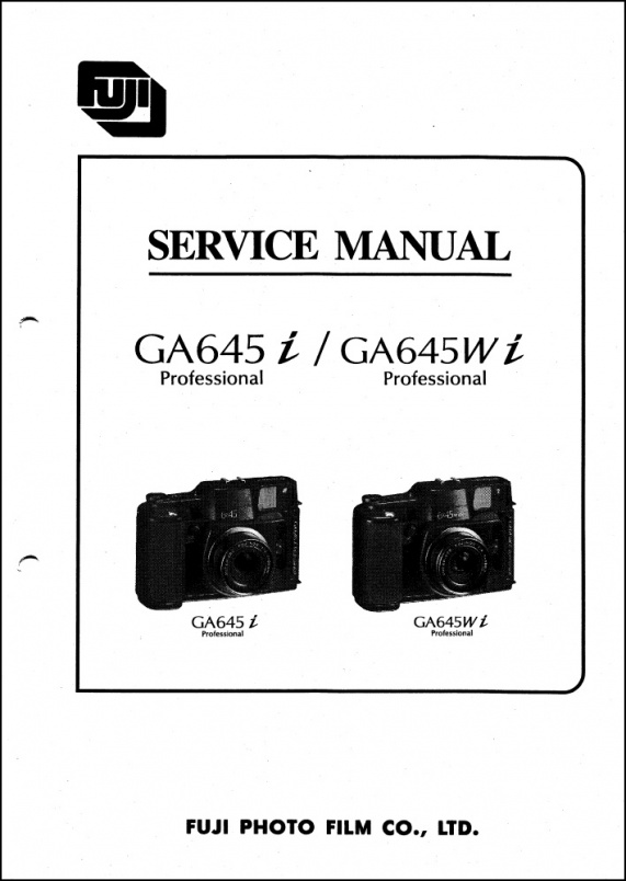 Fuji GA645i and GS645Wi Repair Manual