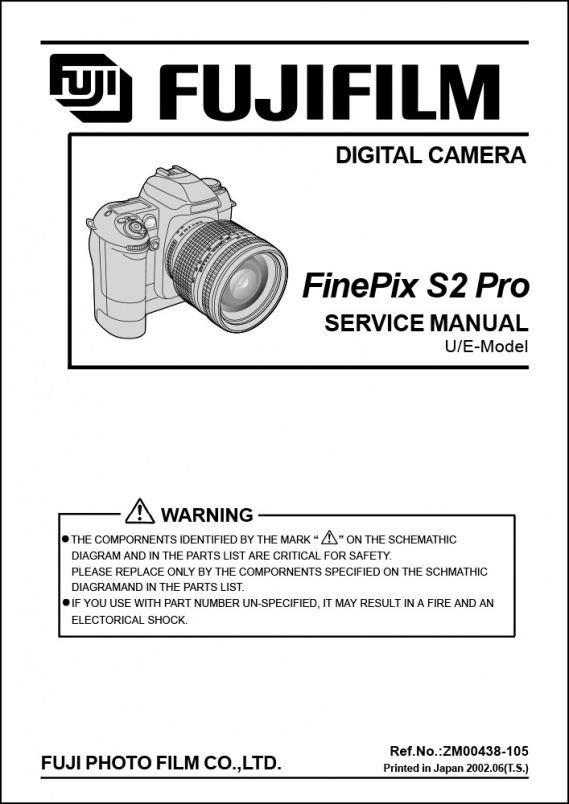 Fuji S2 Pro Service Manual
