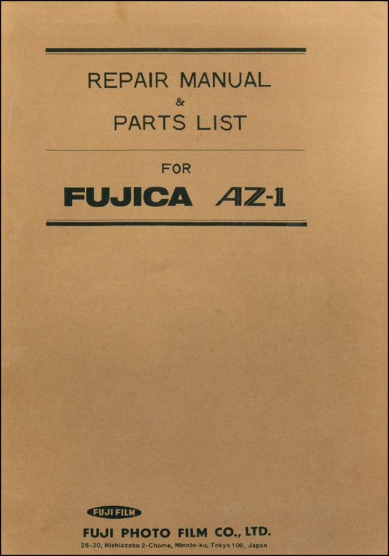 Fujica AZ-1 Repair Manual