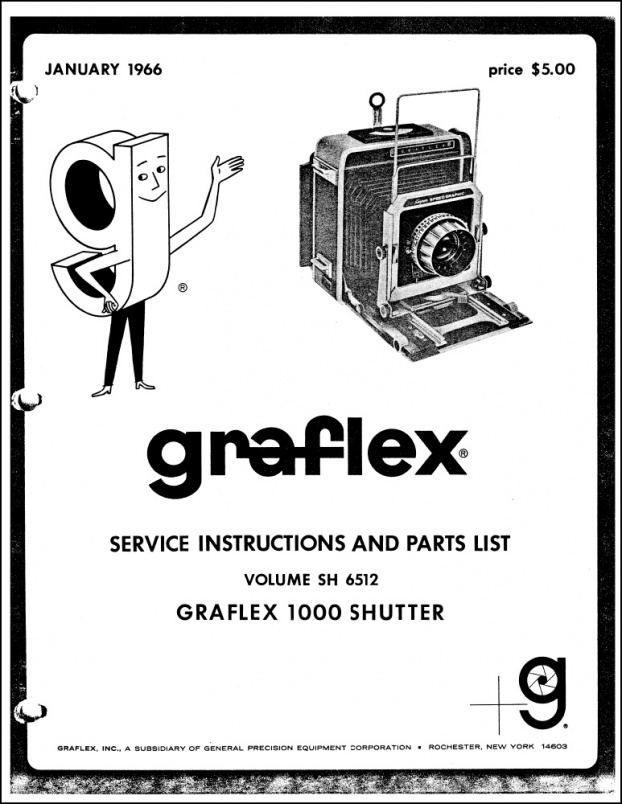 Graflex 1000 Shutter Service Manual