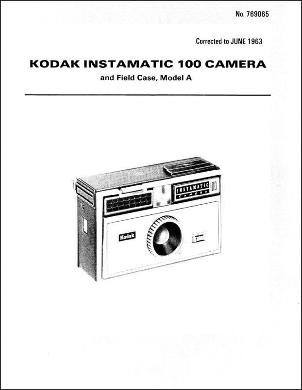 Kodak Instamatic 100 Service Manual