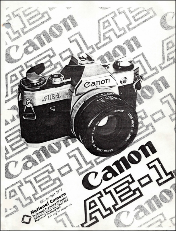 Canon AE-1 Service Guide