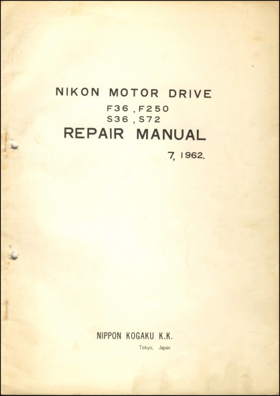 Nikon F-36 Service Manual