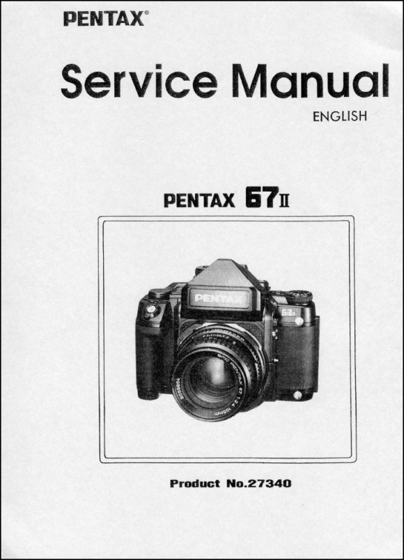 Pentax 67II Service Manual