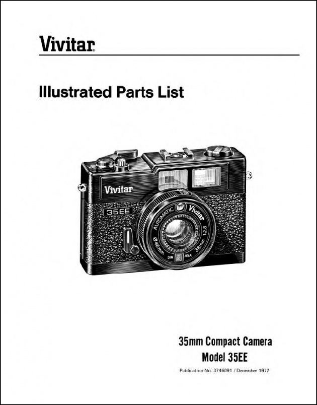 Vivitar 35EE Parts Diagrams