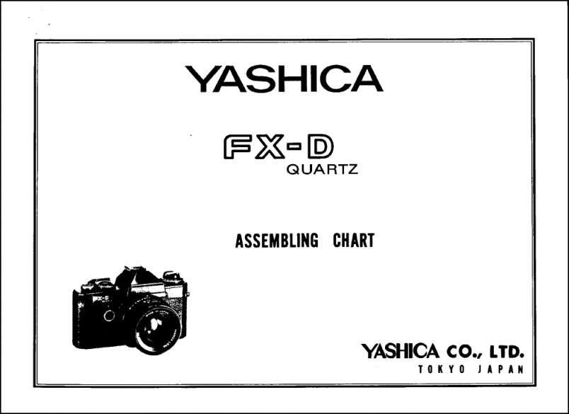 Yashica FX-D Assembly Chart