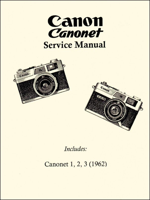 Canonet Repair Manual (1962)
