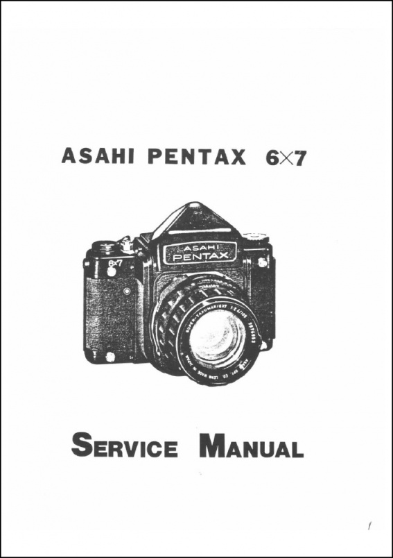 Pentax 6x7 Service Manual