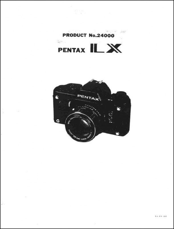 Pentax LX Service Manual