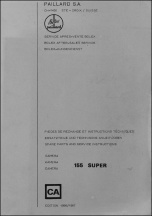 Bolex 155 Super Service Manual