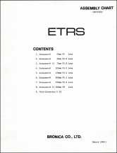 Bronica ETRS System Lenses Parts Diagrams