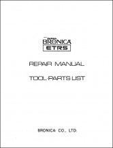 Bronica ETRS Service Manual
