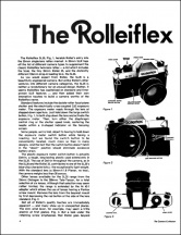 Rolleiflex SL35 Repair Article Repair Article