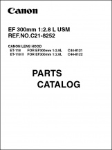 Canon EF 300mm f2.8L Parts Catalog