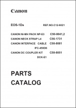 Canon EOS 1Ds Parts Catalog