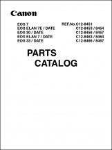 Canon EOS Elan-7 Parts Catalog