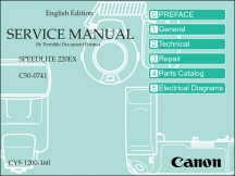 Canon 220EX Speedlite Service Manual