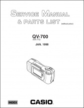 Casio QV-700 Service Manual