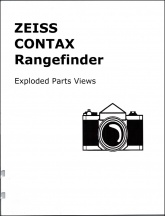 Contax Rangefinder Parts Diagrams