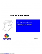 Epson Stylus Pro 7600 and 9600 Service Manual