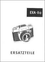 Exakta Exa IIa Service and Parts Manual