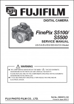 Fuji Finepix S5100 and S5500 Service Manual