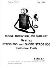 Graflex Strob 500 Flash Service Manual