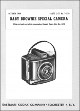 Kodak Baby Brownie Special Parts List