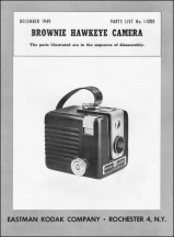 Kodak Brownie Hawkeye Parts List