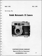 Kodak Motormatic 35 Service Manual