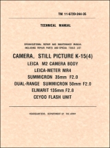 Leica M2 US Military Repair Training