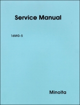 Minolta 16 MG-S Service Manual