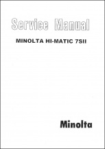 Minolta Hi-Matic 7sII Service Manual