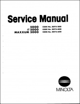 Minolta Maxxum 5000 Service Manual