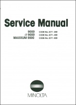 Minolta Maxxum 9000 Service Manual