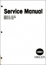 Minolta XE-Series Service Manual