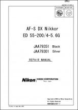 Nikon AF-S DX Nikkor 55-200mm f4-5.6G ED Lens Service Manual