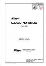 Nikon Coolpix 5600 Service Manual