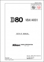 Nikon D80 Service Manual