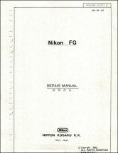 Nikon FG Service Manual