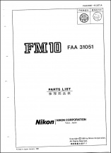 Nikon FM10 Repair Manual
