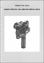 Pentax ES-II Motordrive Data Parts Diagrams
