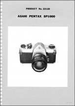 Pentax Spotmatic SP1000 Parts Diagrams