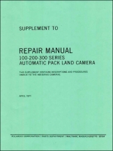 Polaroid Land 100 - 200 - 300 Series Service Supplement