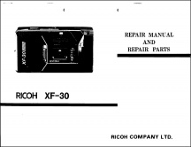 Ricoh XF-30 Service Manual