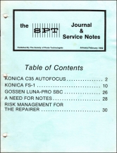 SPT Journal: January-February 1982
