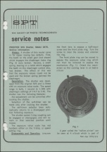 SPT Service Notes: March-April 1970